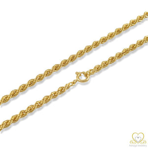 19.2ct Yellow Gold Rope Chain FI0688