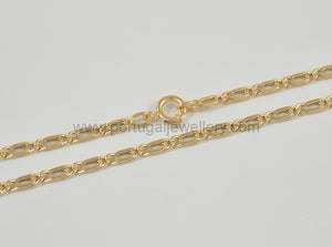 19.2ct Hollow Gold Chain FIH012