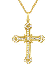 Load image into Gallery viewer, 19.2ct Gold Cross Pendant ME0111
