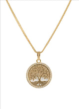 Load image into Gallery viewer, 19,2ct Yellow Gold Tree Of Life Pendant ME0844

