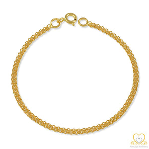 19.2ct Yellow Gold Children's Bracelet PC0011