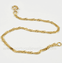 Load image into Gallery viewer, 19.2ct Gold Childrens Bracelet PUC018
