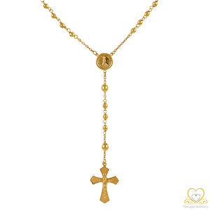 19.2ct Yellow Gold Rosary ROS002
